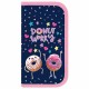 Пенал ПИФАГОР, 2 отделения, ламинированный картон, 19х11 см, 'Comic donuts', 273482