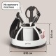 Канцелярский набор BRAUBERG 'ULTRA', 10 предметов, вращающаяся конструкция, черно-белый, 236954