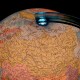 Глобус интерактивный + очки VR, политический, GLOBEN, 25 см с подсветкой, INT12500304