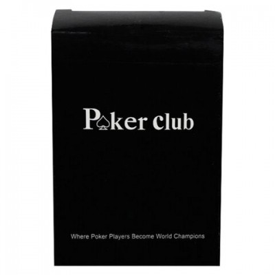 Карты игральные пластиковые 'Poker club', 54 шт, 8,7 х 6,3 см, 25 мкм, ИН-9121, ИН-4382