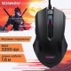 Мышь проводная SONNEN I3, пластик, 6 кнопок, 800-3200 dpi, LED-подсветка, черная, 513523
