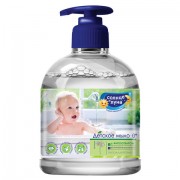 Мыло жидкое детское 500 мл, СОЛНЦЕ И ЛУНА Купание 0+, гипоаллергенное, дозатор, 10396