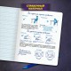 Тетради ДЭК 12 л. КОМПЛЕКТ 10 шт. ПРОПИСЬ № 1 частая косая линия С ДОПОЛНИТЕЛЬНОЙ ГОРИЗОНТАЛЬНОЙ, со справочным материалом, ЮНЛАНДИЯ, 404860