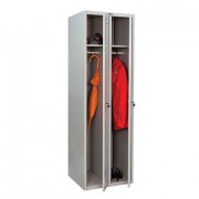 Шкаф металлический для одежды ПРАКТИК 'LE-21C' (в сборе), двухсекционный, 1830х575х500 мм, 29 кг