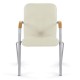 Кресло для приемных и переговорных BRABIX 'Samba CF-106 BOX-2', серый, бук (D-1), бежевый, разобрано, 532764