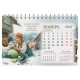 Календарь-домик настольный на гребне, 2027 г., BRAUBERG, 160х110 мм, 6 листов, 'Год козы', 118461
