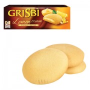Печенье GRISBI (Гризби) 'Lemon cream', с начинкой из лимонного крема, 150 г, Италия, 13828