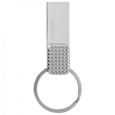 Флеш-диск 32 GB SMARTBUY Ring USB 3.0, серебристый, SB32GBRN