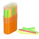 Счетные палочки СТАММ (50 штук) многоцветные, в пластиковом пенале, СП04