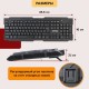 Клавиатура беспроводная SONNEN KB-5156, USB, 104 клавиши, 2,4 Ghz, черная, 512654