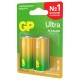 Батарейки КОМПЛЕКТ 2 шт., GP Ultra G-Tech, С (LR14, 14А), алкалиновые, блистер, 14AU-2CR2