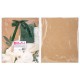 Пакет подарочный (1 штука) 26х13х32 см (L), 'Flower Kraft', с тишью, глиттер, ЗОЛОТАЯ СКАЗКА, 700838