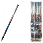 Карандаш чернографитный с ластиком ERICH KRAUSE 'Magic Pet', НВ, 62769
