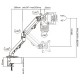 Кронштейн для монитора настольный VESA 75х75, 100х100, 17'-27', до 7 кг, SONNEN MOTION, 455944