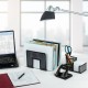 Лоток-сортер для бумаг BRAUBERG 'Office-Expert', 3 отделения, 207х212х168 мм, сетчатый черный, 238021