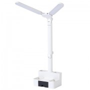 Настольная лампа / светильник беспроводная SONNEN PT-201, органайзер, USB, LED, 5 Вт, 3 режима, белый, 238781