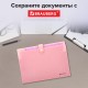 Папка-органайзер на кнопке 12 отделений, BRAUBERG 'Extra', А4, персиковая с лавандовым, 271931