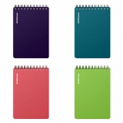 Блокнот МАЛЫЙ ФОРМАТ А6, 102х146 мм, 80 л., гребень, пластик, клетка, ERICH KRAUSE, 'Reef', 63649