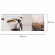 Планинг датированный 2021 (285х112 мм), STAFF, картонная обложка на спирали, 60 л., 'Кофе', 111830