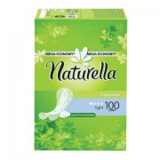 Прокладки женские гигиенические на каждый день NATURELLA (Натурелла) Camomile Light, КОМПЛЕКТ 100 шт., NT-83730991