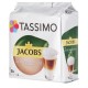 Кофе в капсулах JACOBS 'Latte Macchiato' для кофемашин Tassimo, 8 шт. х 7 г+капсулы с молоком 8 шт. х 21,7 г, 8052282