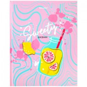 Дневник 1-11 класс 40 л., твердый, BRAUBERG, глянцевая ламинация, 'Sweety', 106618