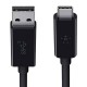 Кабель Type-C-USB 3.1 1 м BELKIN, для подключения портативных устройств и перифирии, F2CU029bt1M-BLK