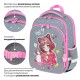Ранец BRAUBERG QUADRO, 3 отделения, с брелком, 'Anime friends', 37х28х18 см, 272022