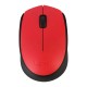 Мышь беспроводная LOGITECH M171, 2 кнопки + 1 колесо-кнопка, оптическая, красная, 910-004641