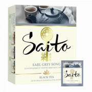 Чай SAITO 'Earl Grey Song', черный с ароматом бергамота, 100 пакетиков в конвертах по 1,7 г, 67842706