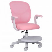 Кресло детское с подставкой для ног BRABIX 'Toy MG-205', сетка/ткань TW, розовое, 533151