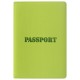 Обложка для паспорта, мягкий полиуретан, 'PASSPORT', салатовая, STAFF, 237607