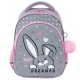 Рюкзак BRAUBERG OPTIMA, 2 отделения, с брелоком, 'Curious bunny', 36х27х18 см, 272098