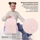 Рюкзак BRAUBERG SNAP, 2 отделения, 3 кармана, 'Нежная сирень', 39х28х16 см, 272068
