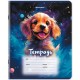 Тетрадь 12 л. BRAUBERG клетка, обложка картон, 'Собачки', 107779