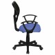 Кресло компактное BRABIX 'Flip MG-305', ткань TW, синее/черное, 531919