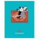 Тетрадь А5 48 л., HATBER скоба, клетка, обложка картон, 'На ковре' (микс в спайке), 088375, 48Т5В1
