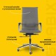 Кресло офисное BRABIX PREMIUM 'Intense EX-531', экокожа, хром, темно-серое, 532542