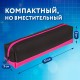 Пенал-косметичка BRAUBERG, мягкий, 'Black&Bright', черно-розовый, 21х5х5 см, 229006