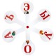 Веер-касса с картинками (гласные, согласные, цифры), ОБЛЕГЧЕННЫЕ, гибкие, НАБОР 3 шт., ЮНЛАНДИЯ, 274054