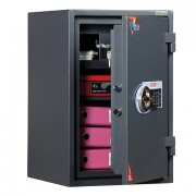 Сейф огневзломостойкий VALBERG 'Гарант-67Т EL', 670х440х440 мм, 99 кг, эл. замок, трейзер, крепление к полу