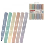 Набор текстовыделителей 6 ЦВЕТОВ МОРАНДИ, BRAUBERG 'Morandi', линия 1-5 мм, 152516