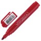 Маркер перманентный BRAUBERG 'Classic', КРАСНЫЙ, круглый наконечник, 3 мм, с клипом,150302