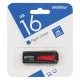 Флеш-диск 16 GB SMARTBUY Iron USB 3.0, черный/красный, SB16GBIR-K3