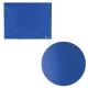 Папка на резинках BRAUBERG 'Office', синяя, до 300 листов, 500 мкм, 227712