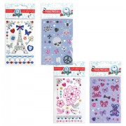 Наклейки 'Хрустальные стразы', с европодвесом, ЛИПУНЯ, АССОРТИ