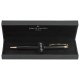 Ручка подарочная шариковая PIERRE CARDIN (Пьер Карден) 'Gamme', корпус черный, латунь, золотистые детали, синяя, PC0834BP