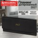 Планинг датированный 2027, 305х140 мм, BRAUBERG 'Iguana', под кожу, черный, 118196