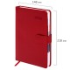 Ежедневник датированный 2026 А5 148х218 мм, GALANT 'Ritter', под кожу, красный, 117489