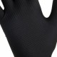 Перчатки нитриловые сверхпрочные с текстурой SFM MEGA TEX BLACK, Германия, 25 пар (50 штук), размер 6-7, S (малый)